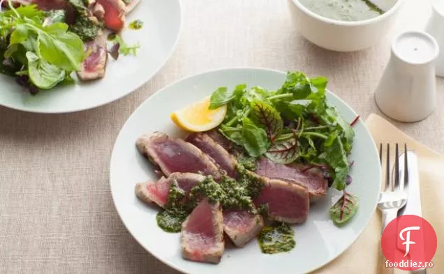 Ton La Grătar Cu Pesto De Busuioc