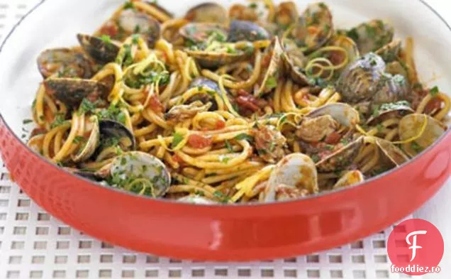 Spaghete Cu Scoici Și Gremolata