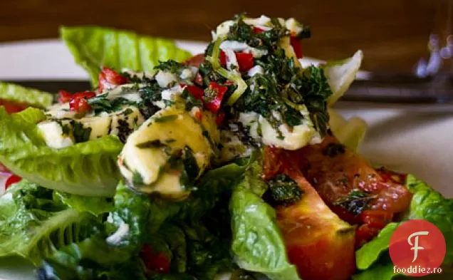 Salată Haloumi prăjită la tigaie