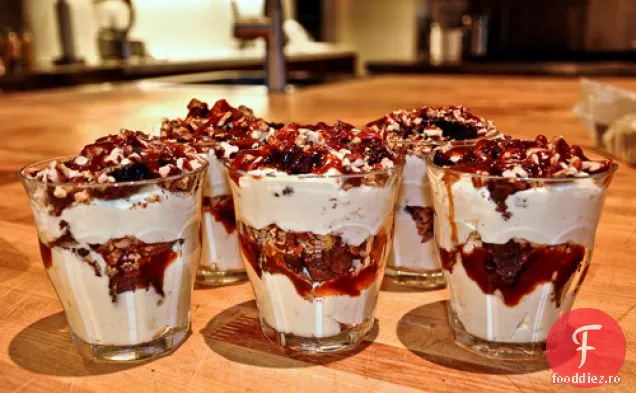 Brownie-Parfait de zahăr brun