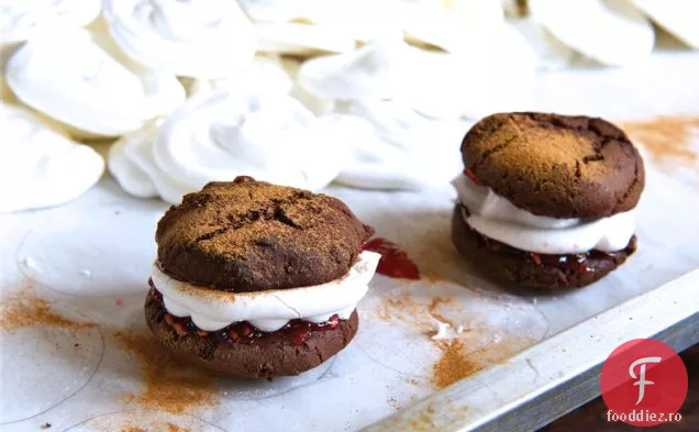 Ciocolată Și Scorțișoară Crackle Cookie-Uri
