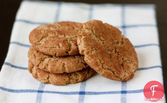 Snickerdoodles cu unt de migdale