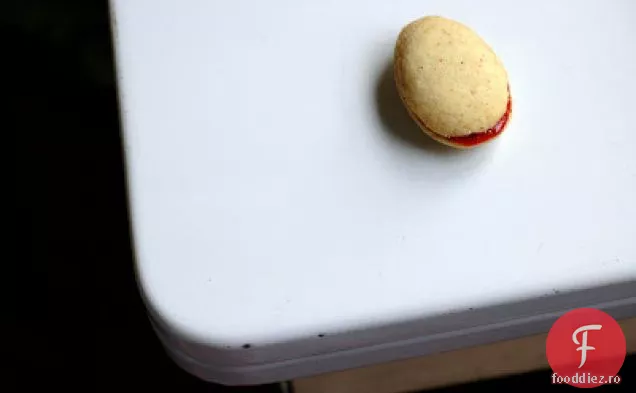 Biscuiți Cu Lingură De Unt Brun Cu Gem