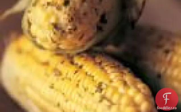 Porumb La Grătar Cu Unturi Condimentate