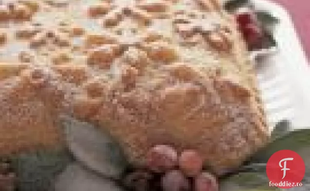 Tort de fulgi de zăpadă cu glazură de coniac-unt