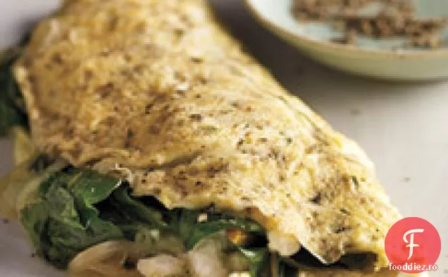 Omletă Cu Verdeață Și Ierburi