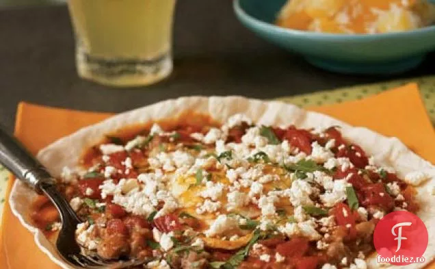 Huevos Rancheros cu frescă Queso