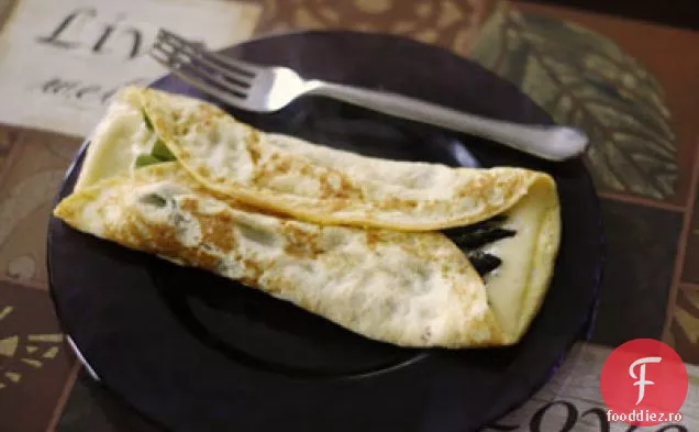 Omletă Elvețiană Și Prăjită Cu Sparanghel