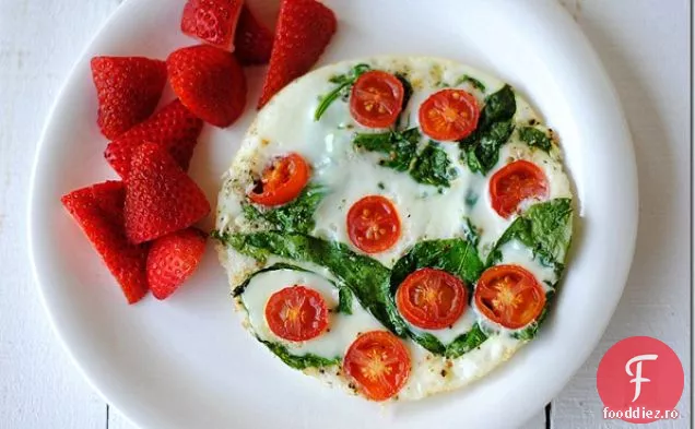 Omletă Cu Spanac Și Albuș De Ou