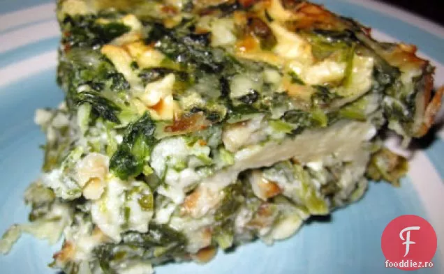 Quiche Cu Spanac Matzah