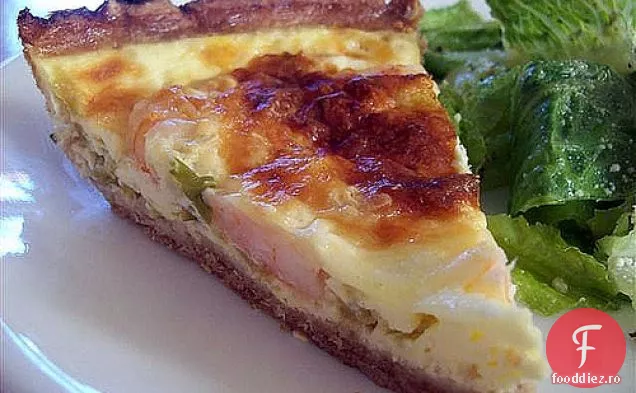 Quiche De Creveți Și Chile Verde