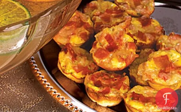 Mini Șuncă Și Brânză Quiches