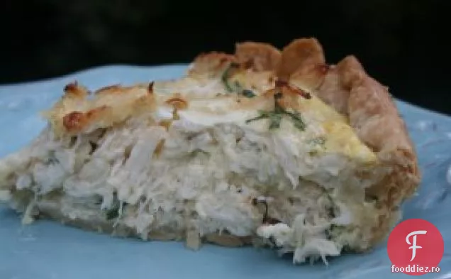 Quiche De Carne De Crab