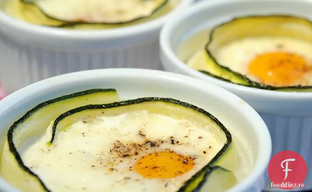 Zucchini Shirred Ouă
