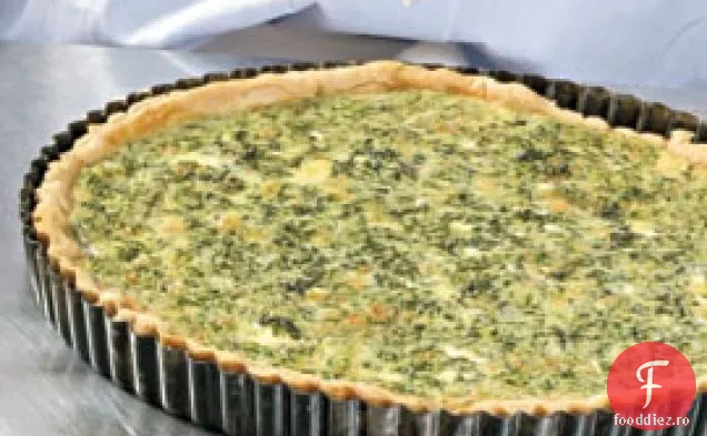 Quiche Cu Spanac, Brânză De Capră Și Arpagic