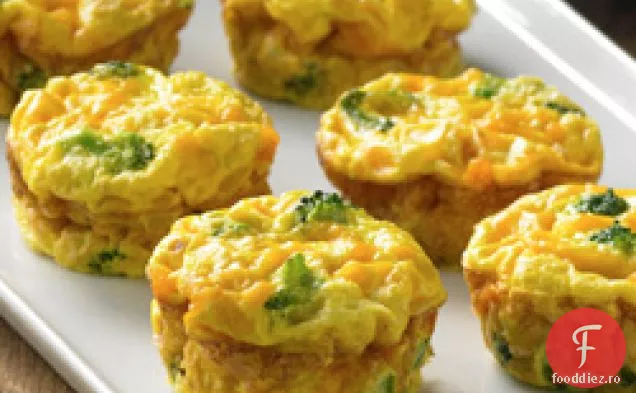 Mini Quiches Veggie Fără Crustă
