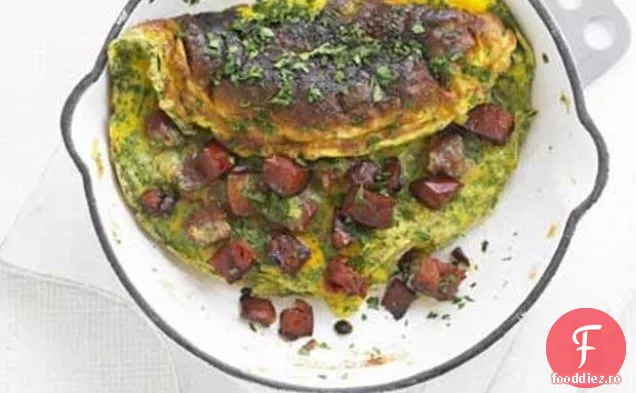 Omletă Cu Chorizo Și Pătrunjel