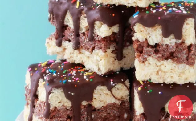 Orez Krispie Pătrate Tort