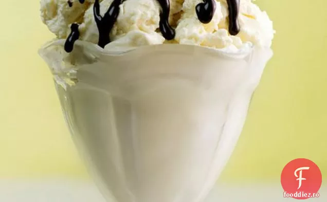 Înghețată De Vanilie Cu Ciocolată Albă...fără producătorul de înghețată