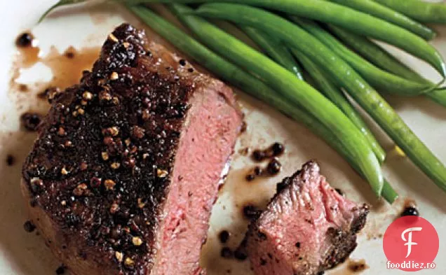 Steak Balsamic au Poivre