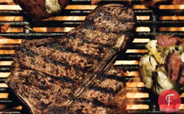 Fripturi T-bone cu trei ardei