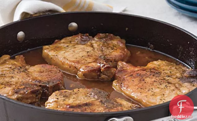 Cotlet De Porc Cu Sos De Jeleu De Piper