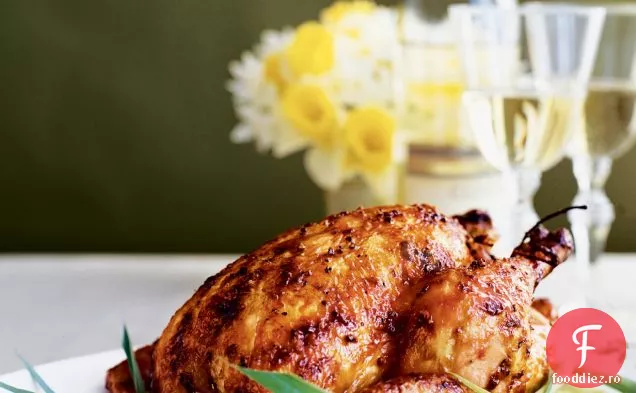 Pui prăjiți cu piper negru-glazură de arțar