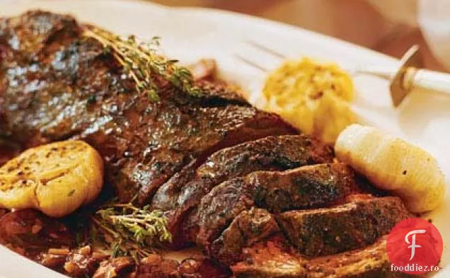 Filet De Vită Piperat Cu Sos Portobello-Marsala