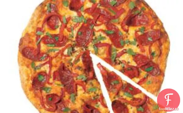 Chorizo Și Pizza Cu Piper Prăjit