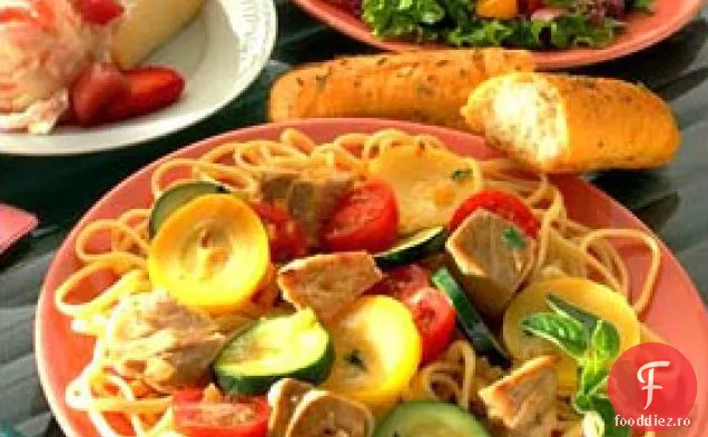 Linguine Cu Legume Și Ton