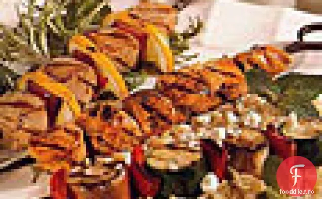 Ton și ceapă roșie Spiedini