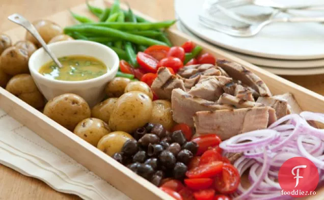 Salată Nicoise De Ton La Grătar