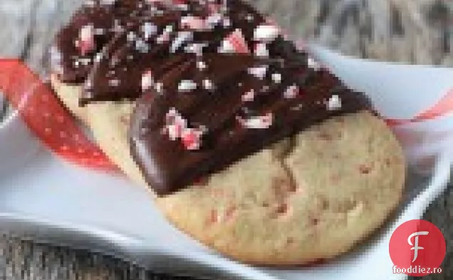 Ciocolată Înmuiată Cookie-Uri De Mentă