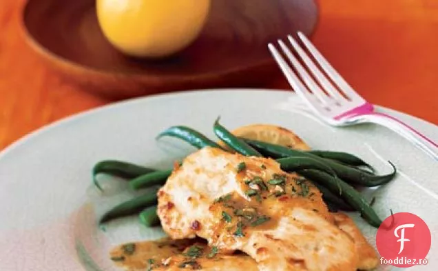 Lemon-Cilantro Pui Scaloppine