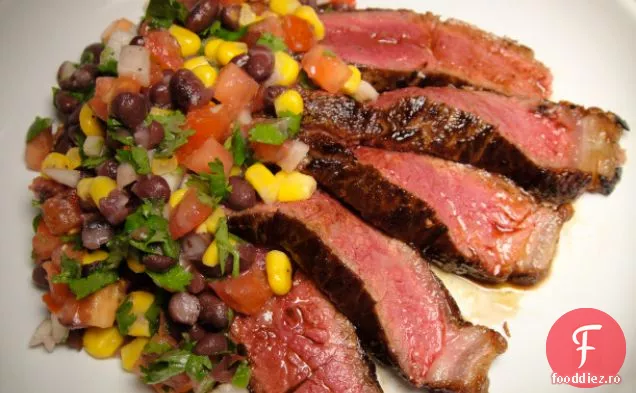 Gatiti cartea: friptura cu fasole neagra, porumb si Cilantro
