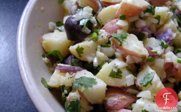 Salată De Cartofi Cu Coriandru De Lămâie