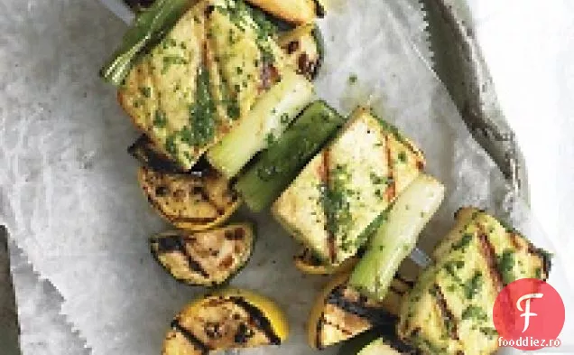 Kebab De Tofu Cu Sos De Coriandru