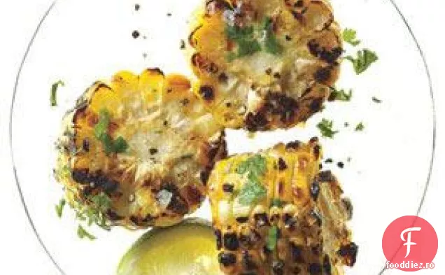 Porumb Mexican La Grătar Cu Coriandru