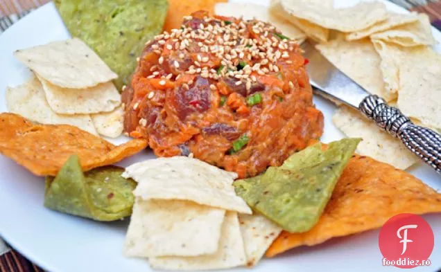 Ton și somon Sushi Dip