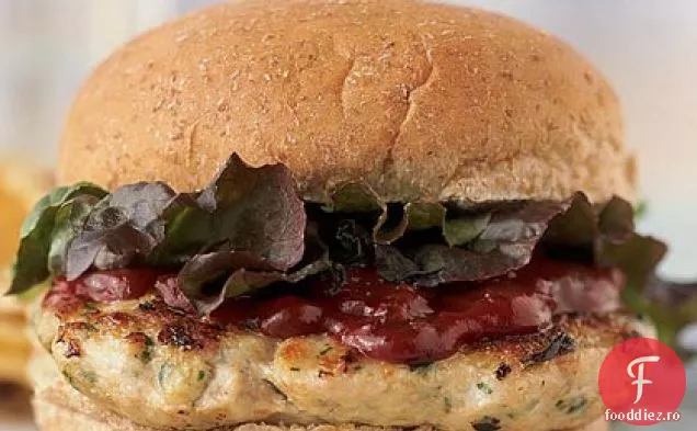 Burgeri de curcan Cilantro cu Ketchup Chipotle