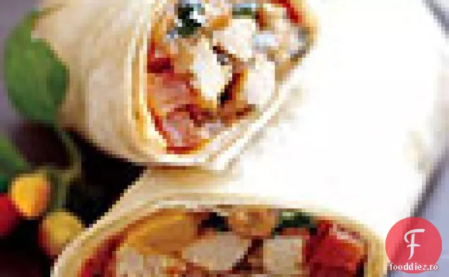 Burritos de curcan cu Salsa și coriandru