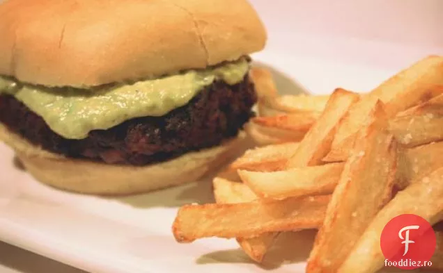 Burger de fasole fără carne de vită