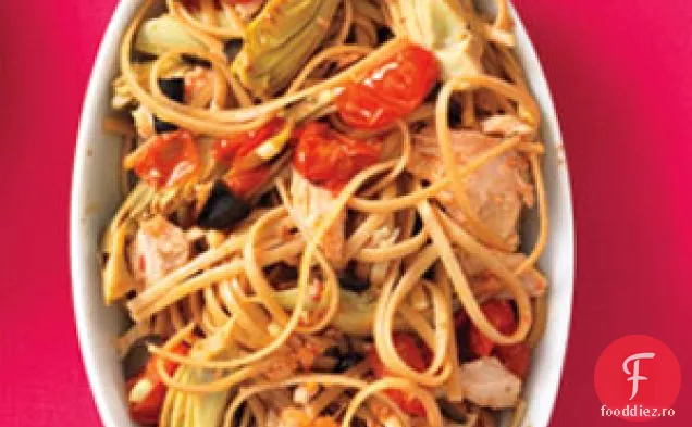 Linguine Cu Ton, Anghinare Și Lămâie