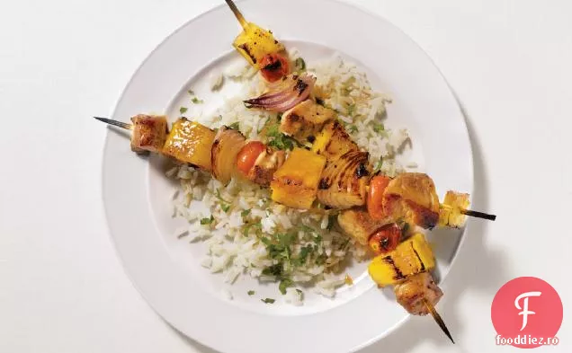 Rețetă De Kebab De Porc Și Ananas