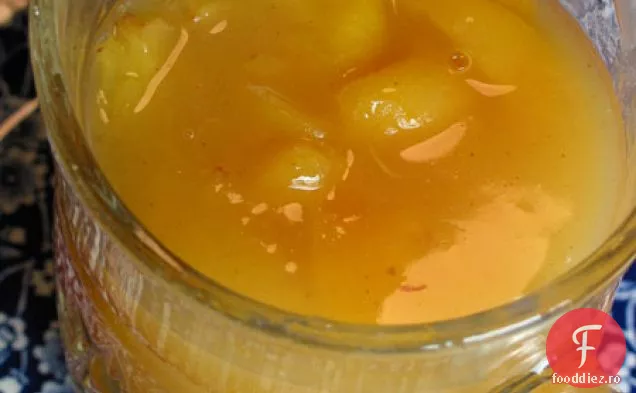 Topping De Clătite Cu Piersici Groase