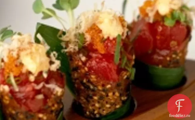 Tartar Picant De Ton În Conuri De Miso De Susan