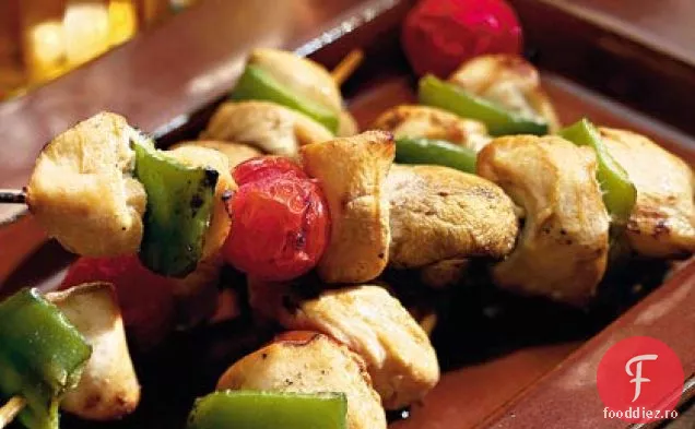 Pui-Legume Kabobs