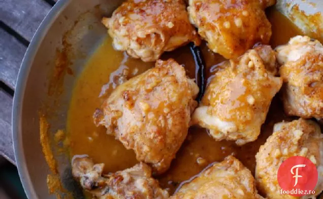 Pui Cu Suc De Portocale Și Vanilie