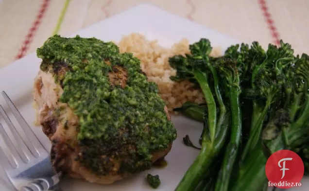 Pui Prăjit Cu Ierburi