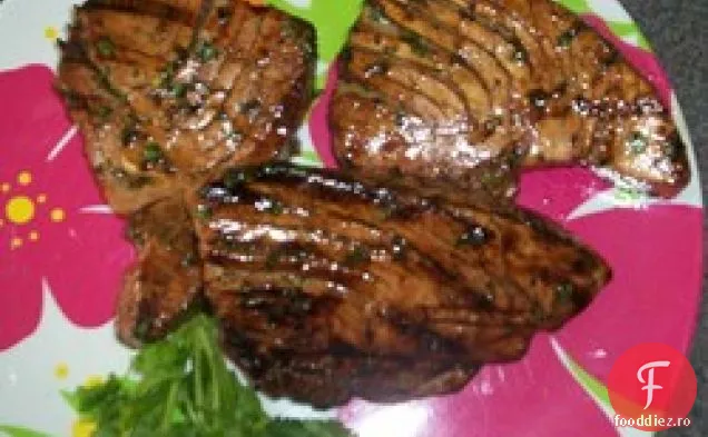 Coriandru De Tei La Grătar Ahi Cu Glazură De Miere